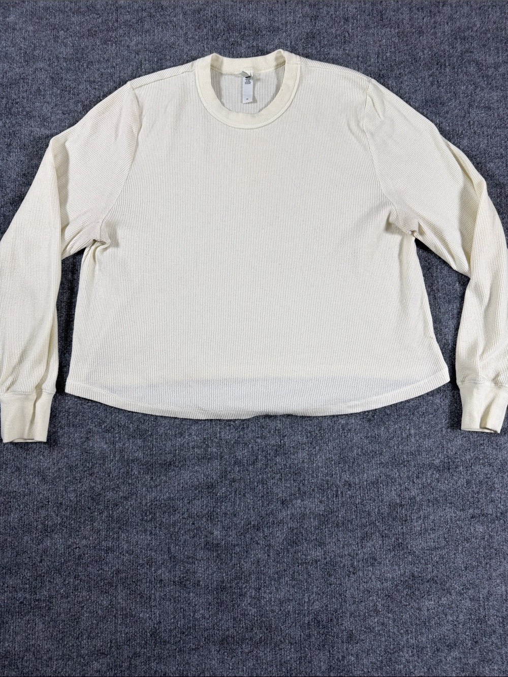 SKIMS Waffle Long Sleeve Women's T-Shirt